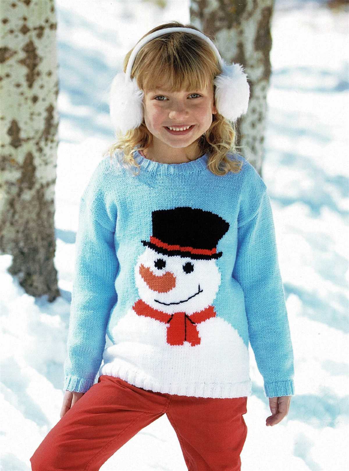 Baby christmas sweater knitting pattern