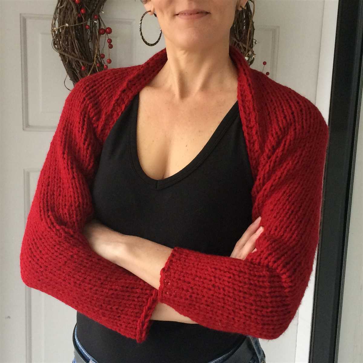 Ballet shrug knitting pattern