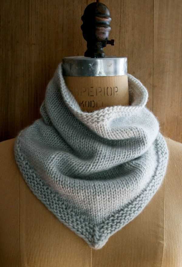 Bandana knitting pattern free