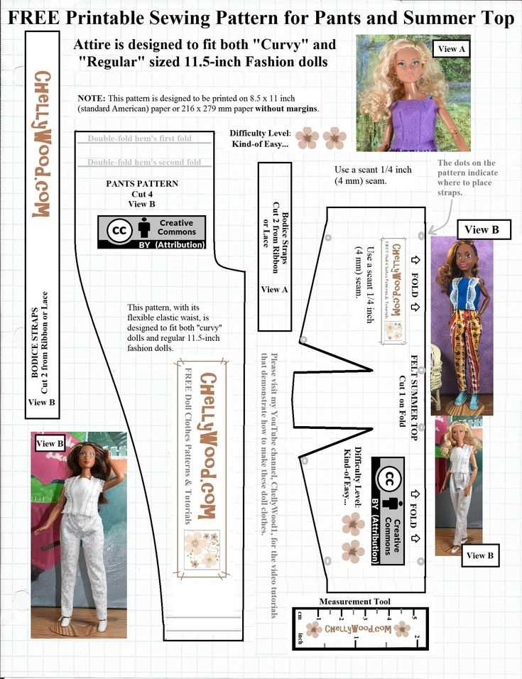 Barbie doll knitting patterns free printable
