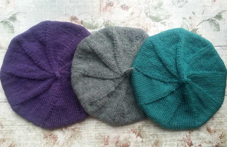 Basic beret knitting pattern