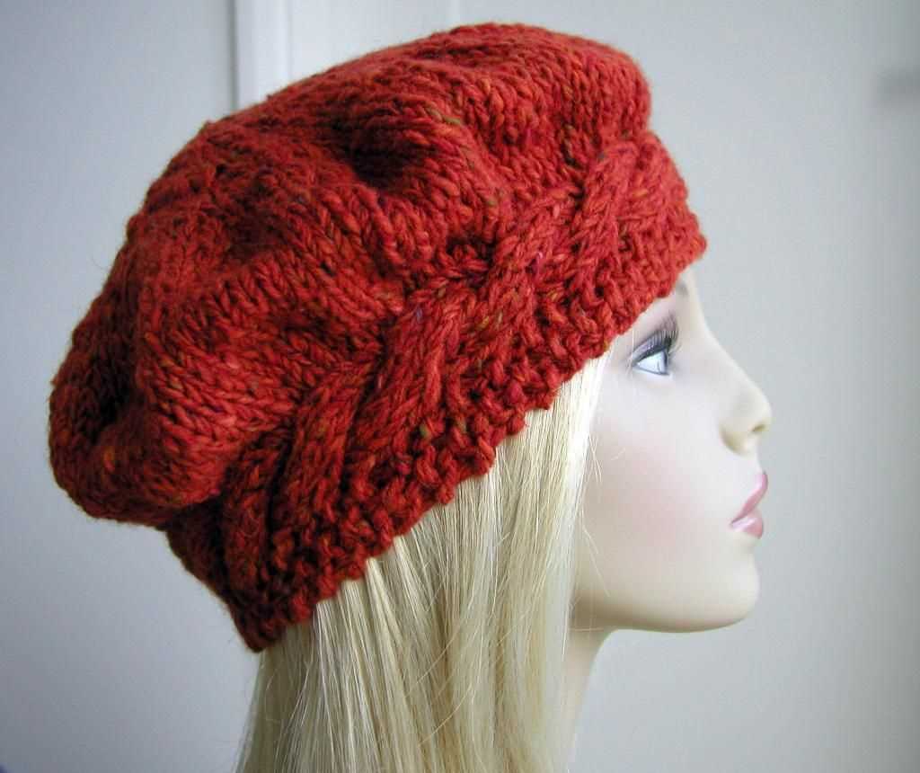 Basic beret knitting pattern