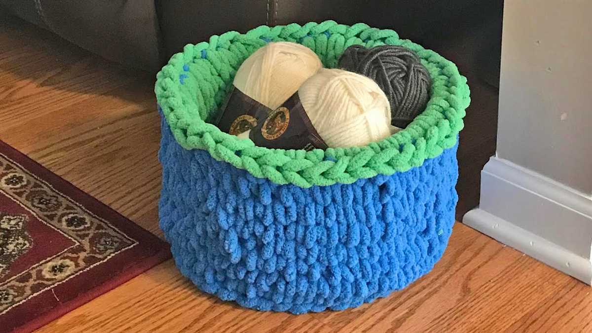 Basket loop knitting pattern