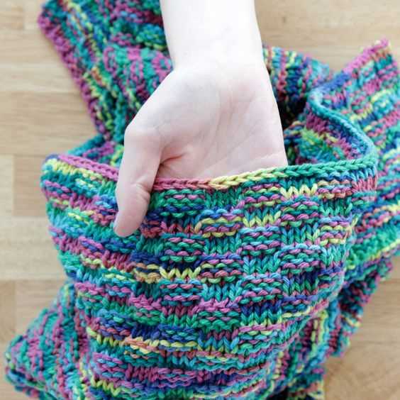 Basket weave blanket knit pattern free