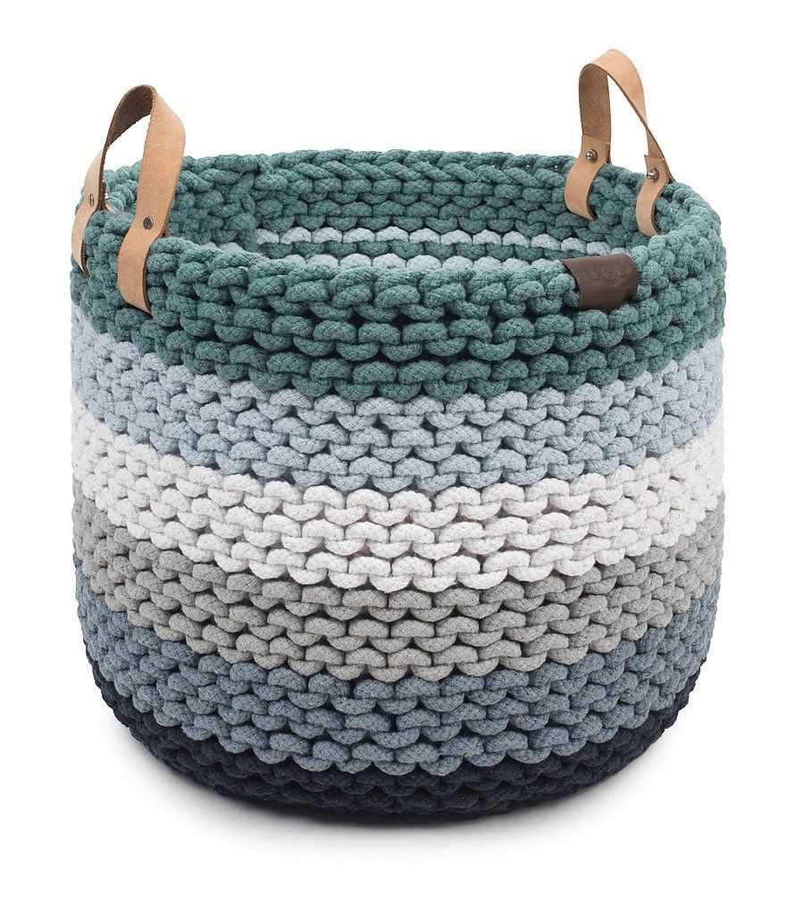 Basket weave knit pillow pattern