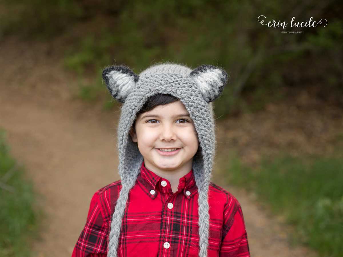 Bear ears hat knitting pattern