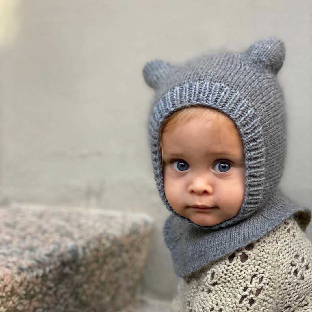 Bear ears hat knitting pattern