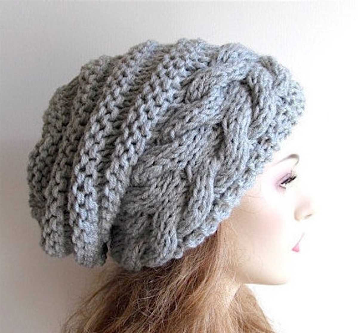 Beehive knit hat pattern