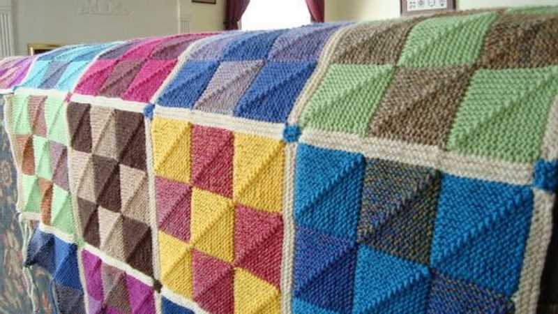 Beginner knitted blanket patterns patchwork