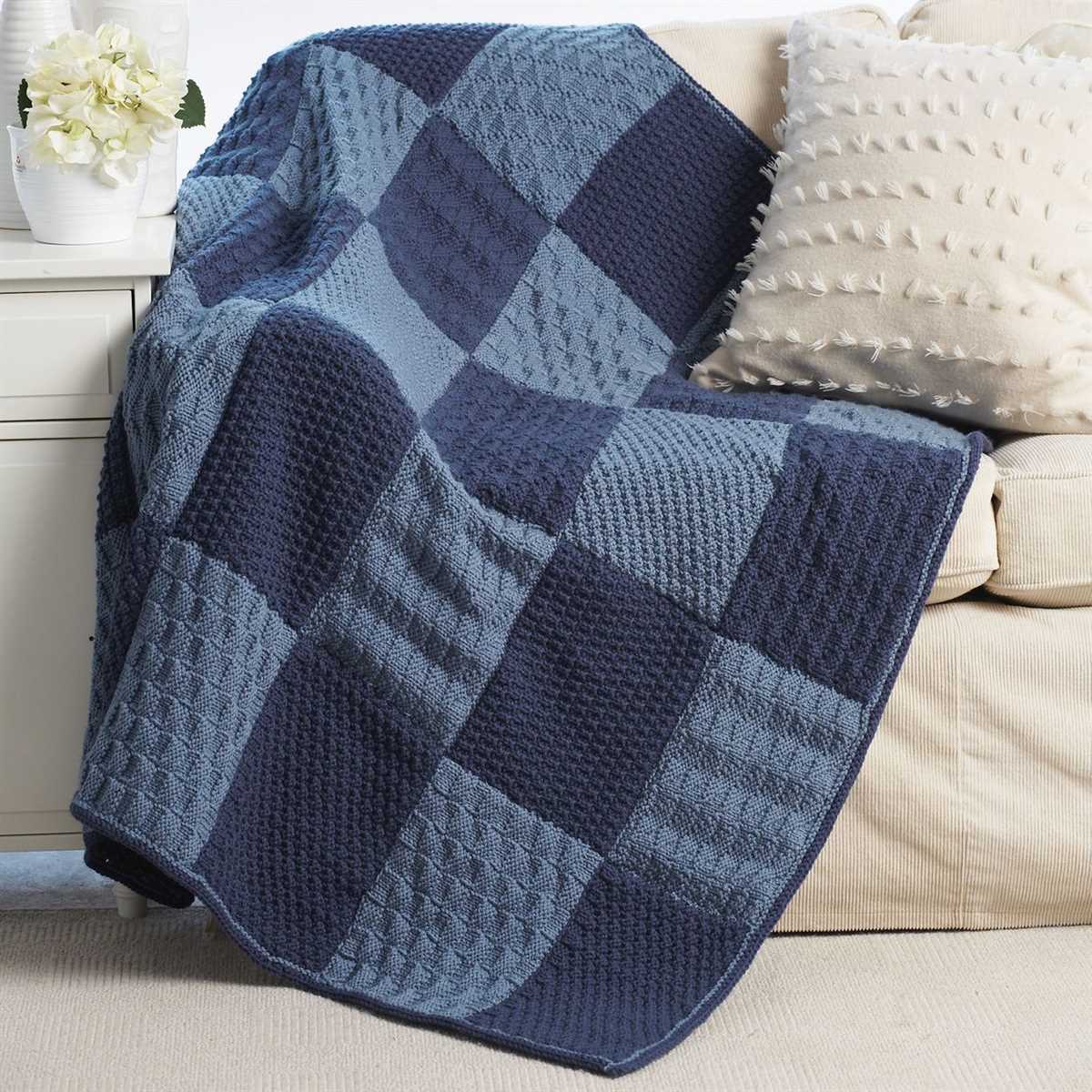 Beginner knitted blanket patterns patchwork