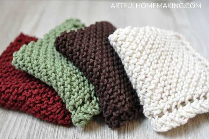 Beginner knitting patterns for dishcloths