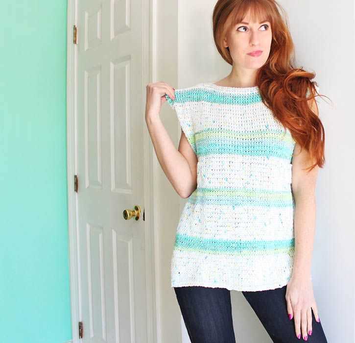Beginner sweater knitting pattern