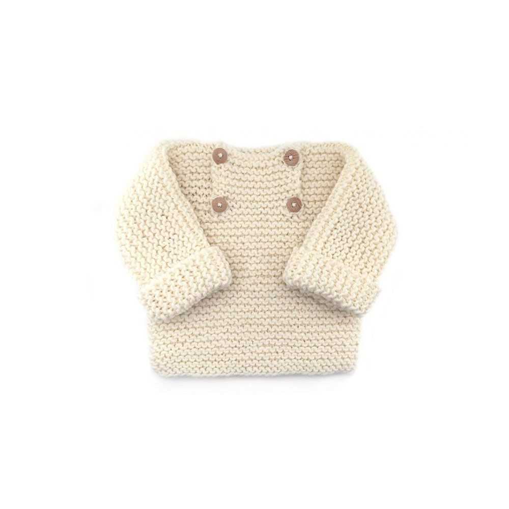 Beginner friendly knit sweater pattern
