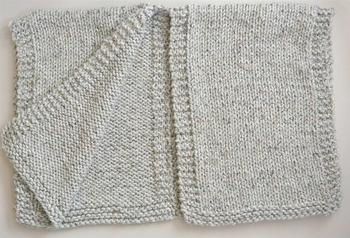Beginner knit cardigan pattern