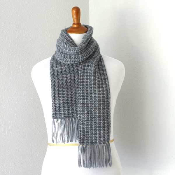 Beginner knit scarf pattern