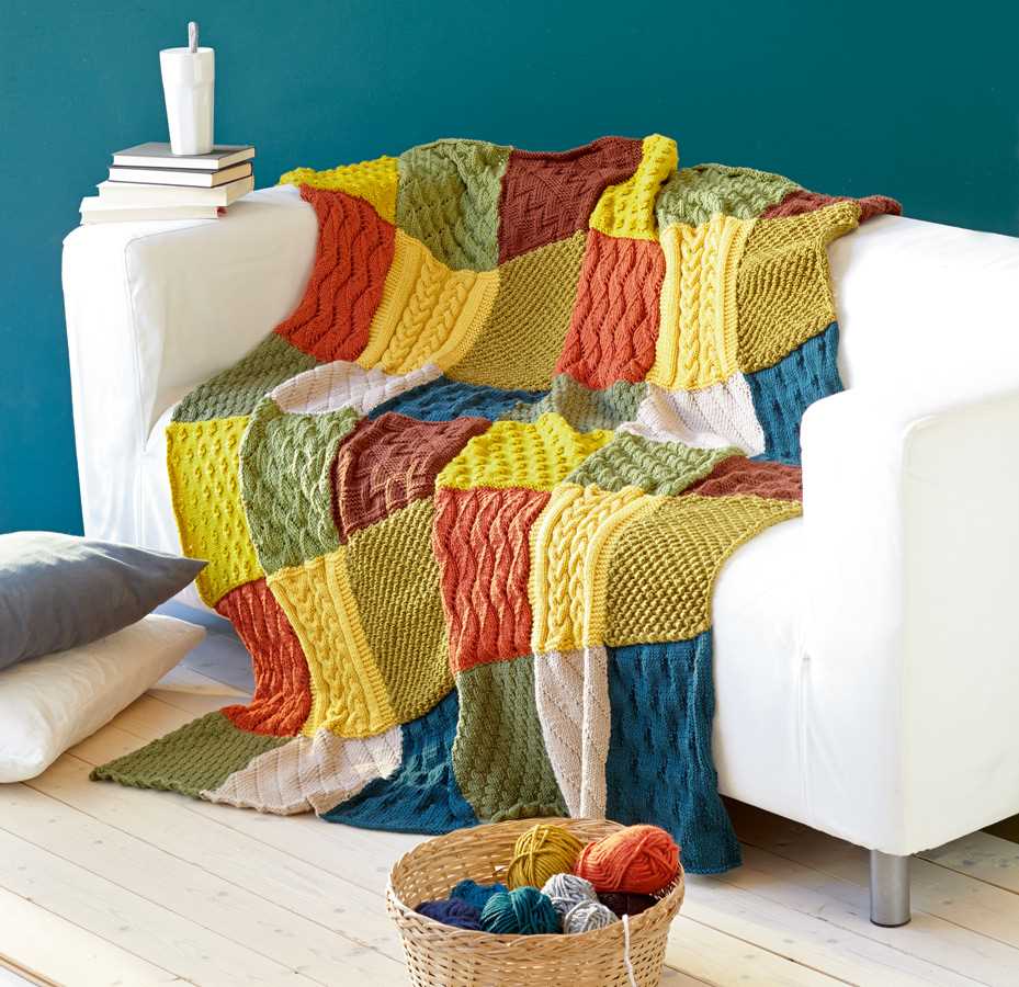Beginner knitted blanket patterns patchwork