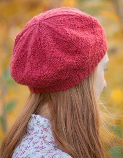 Beret knitted pattern free