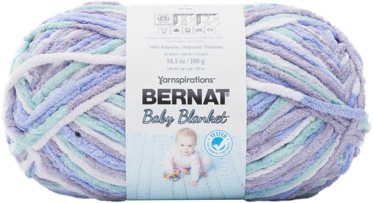 Bernat big blanket yarn knit patterns free