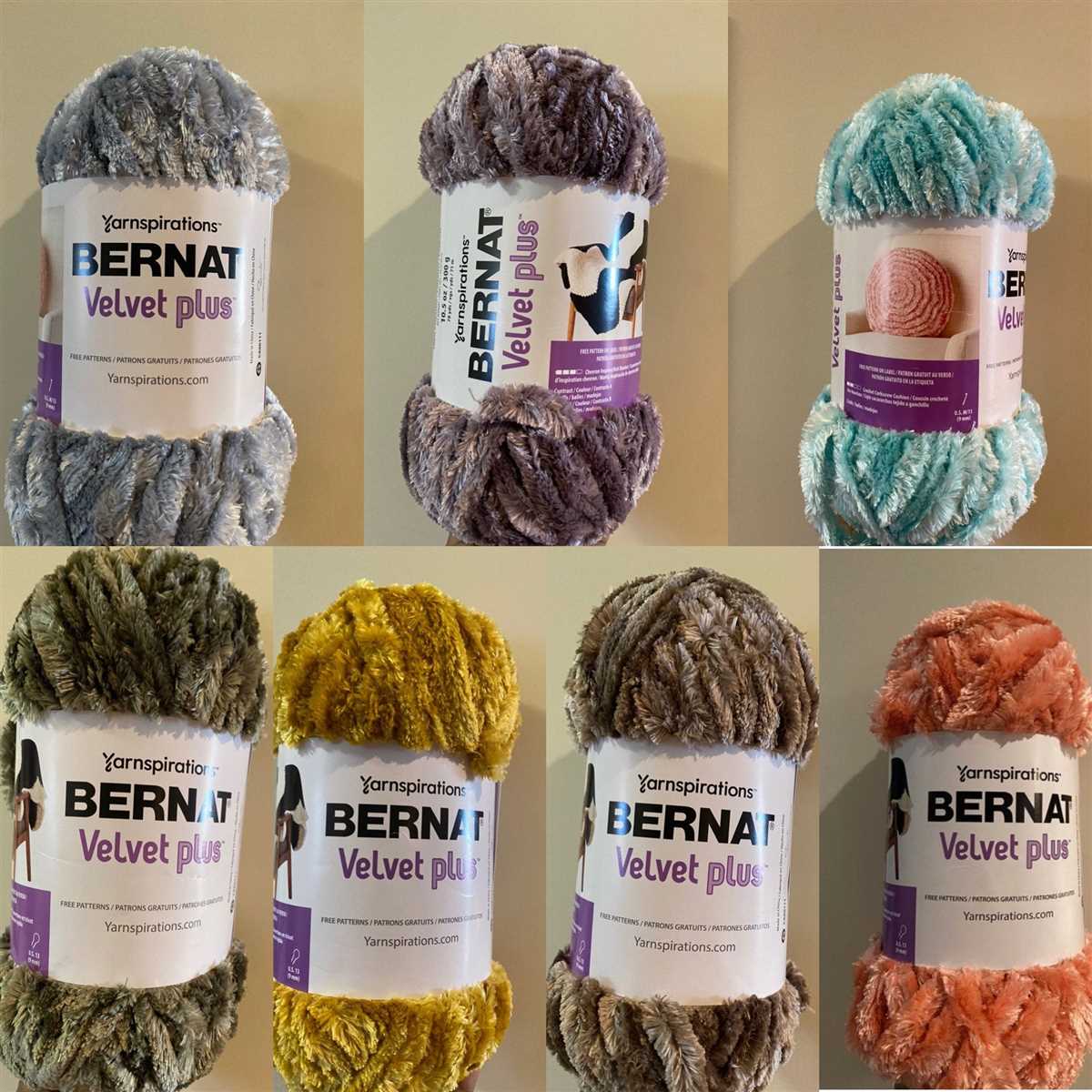 Bernat velvet plus knitting patterns