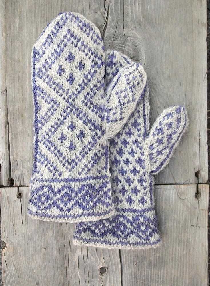 Bernie mittens knitting pattern