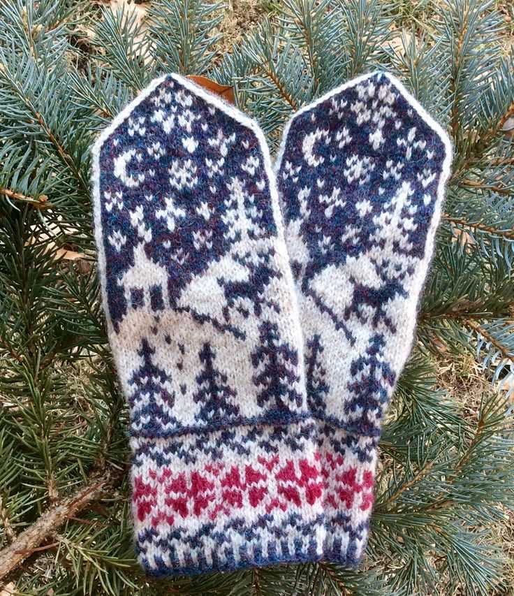 Bernie mittens knitting pattern