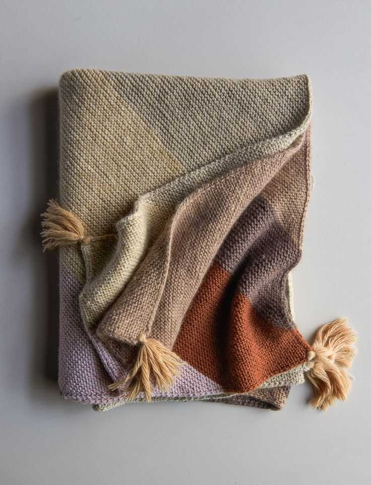 Bias knit scarf pattern