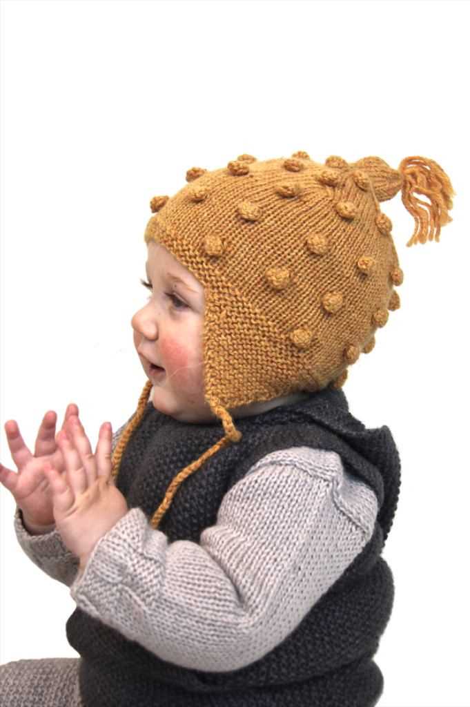 Bobble hat knitting pattern