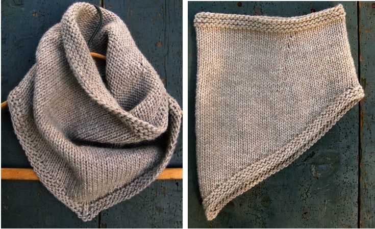 Bobble scarf knitting pattern