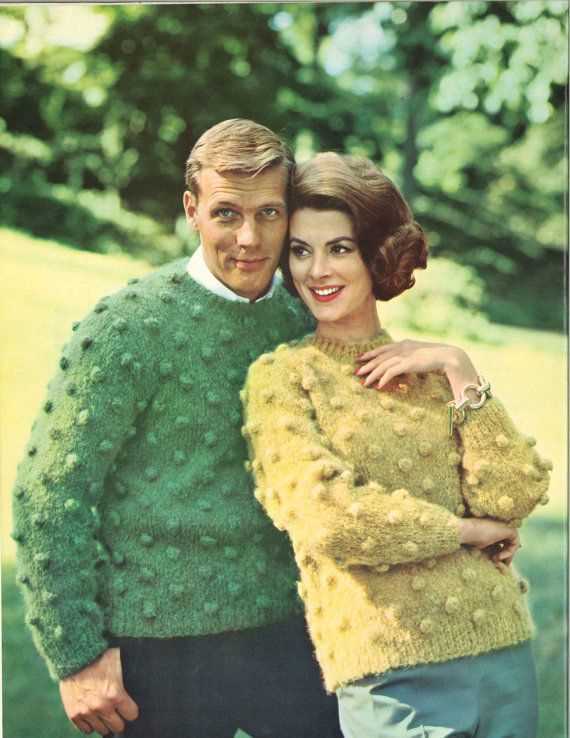 Bobble jumper knitting pattern