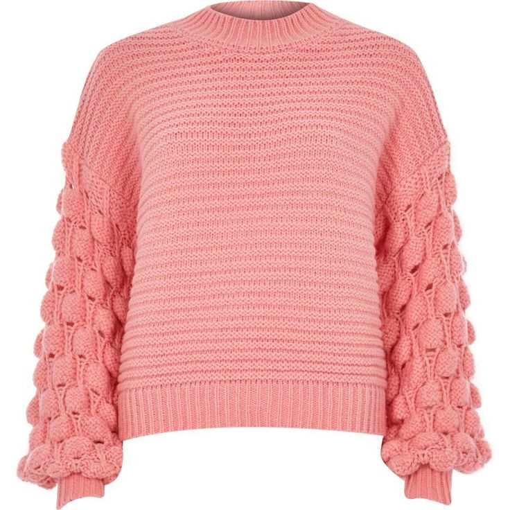 Bobble jumper knitting pattern