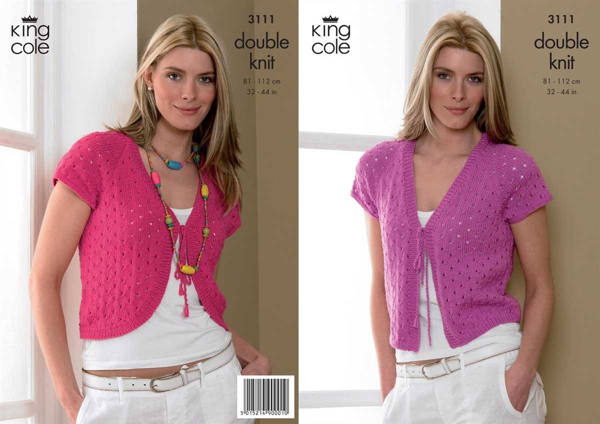 Bolero knitting pattern free download