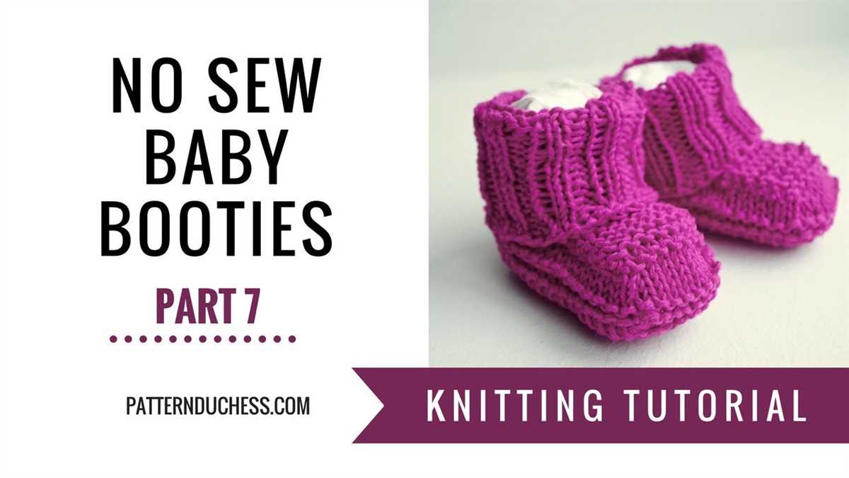 Bootie knitting pattern for beginners