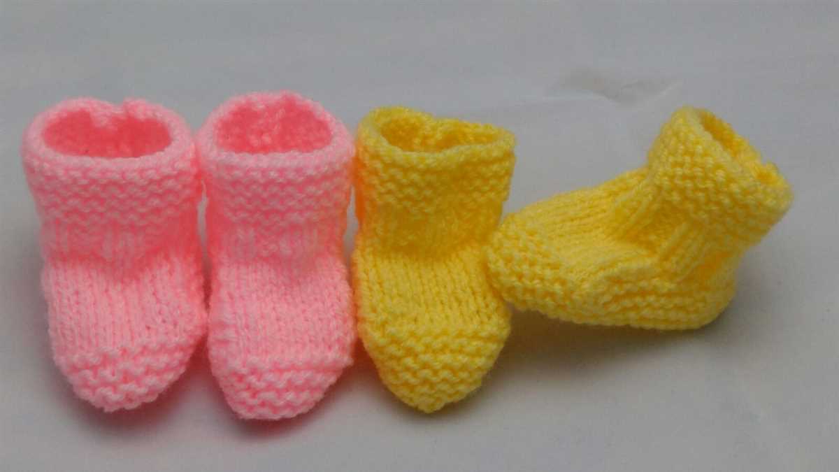Bootie knitting pattern for beginners