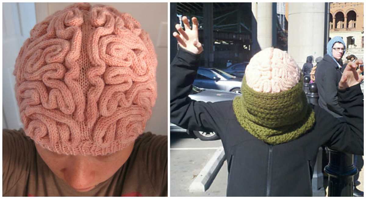 Brain knitting pattern