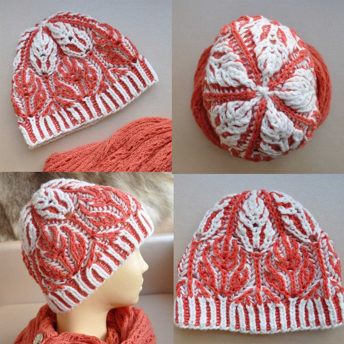 Brioche knit hat pattern