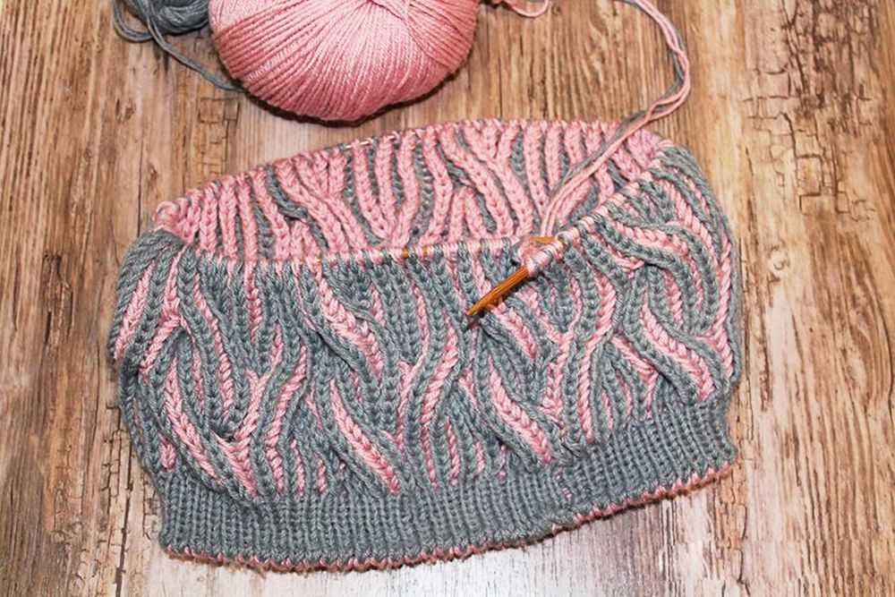 Brioche knit hat pattern