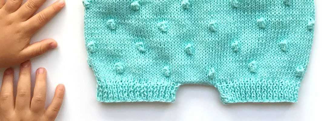 Bubble sleeve knitting pattern