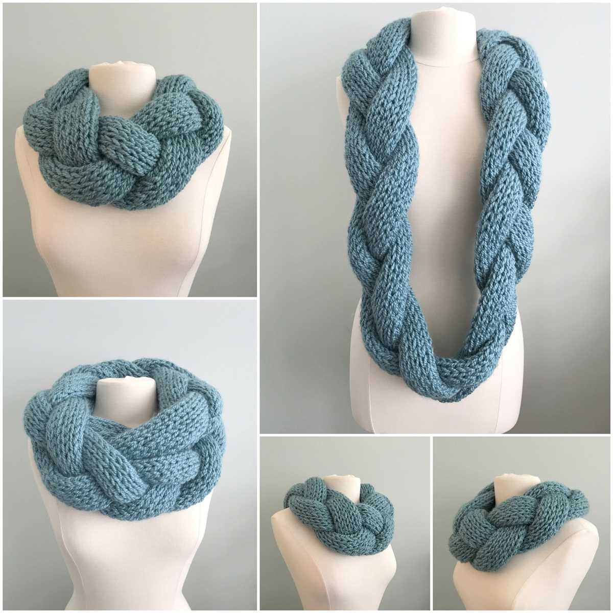 Bulky knit scarf patterns free