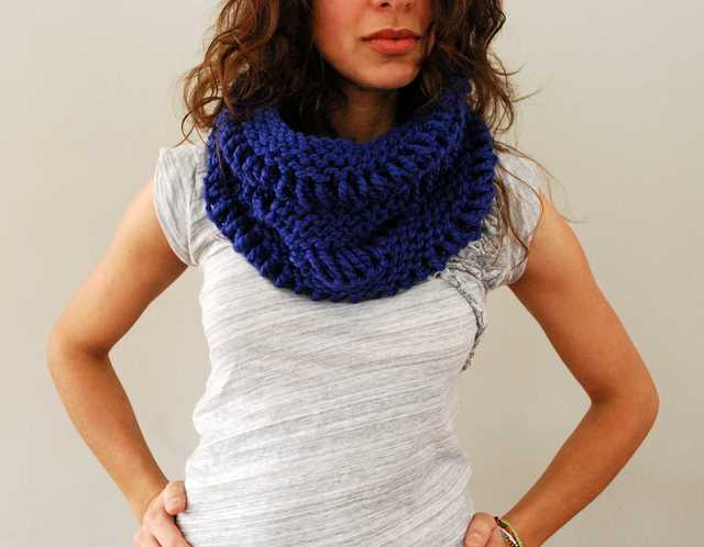 Bulky yarn cowl knitting patterns free