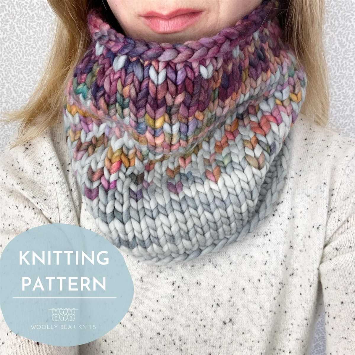 Bulky yarn cowl knitting patterns free