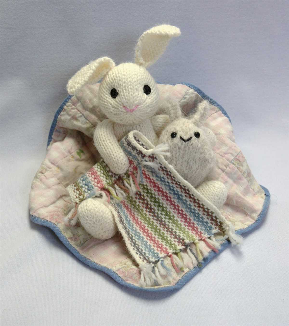 Bunny blanket knitting pattern