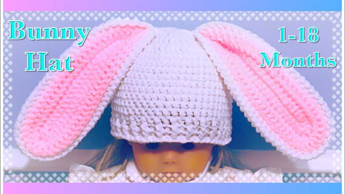 Bunny ears hat knitting pattern free
