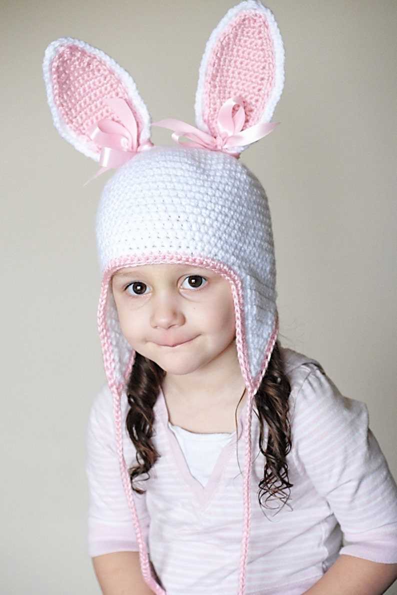 Bunny ears hat knitting pattern free