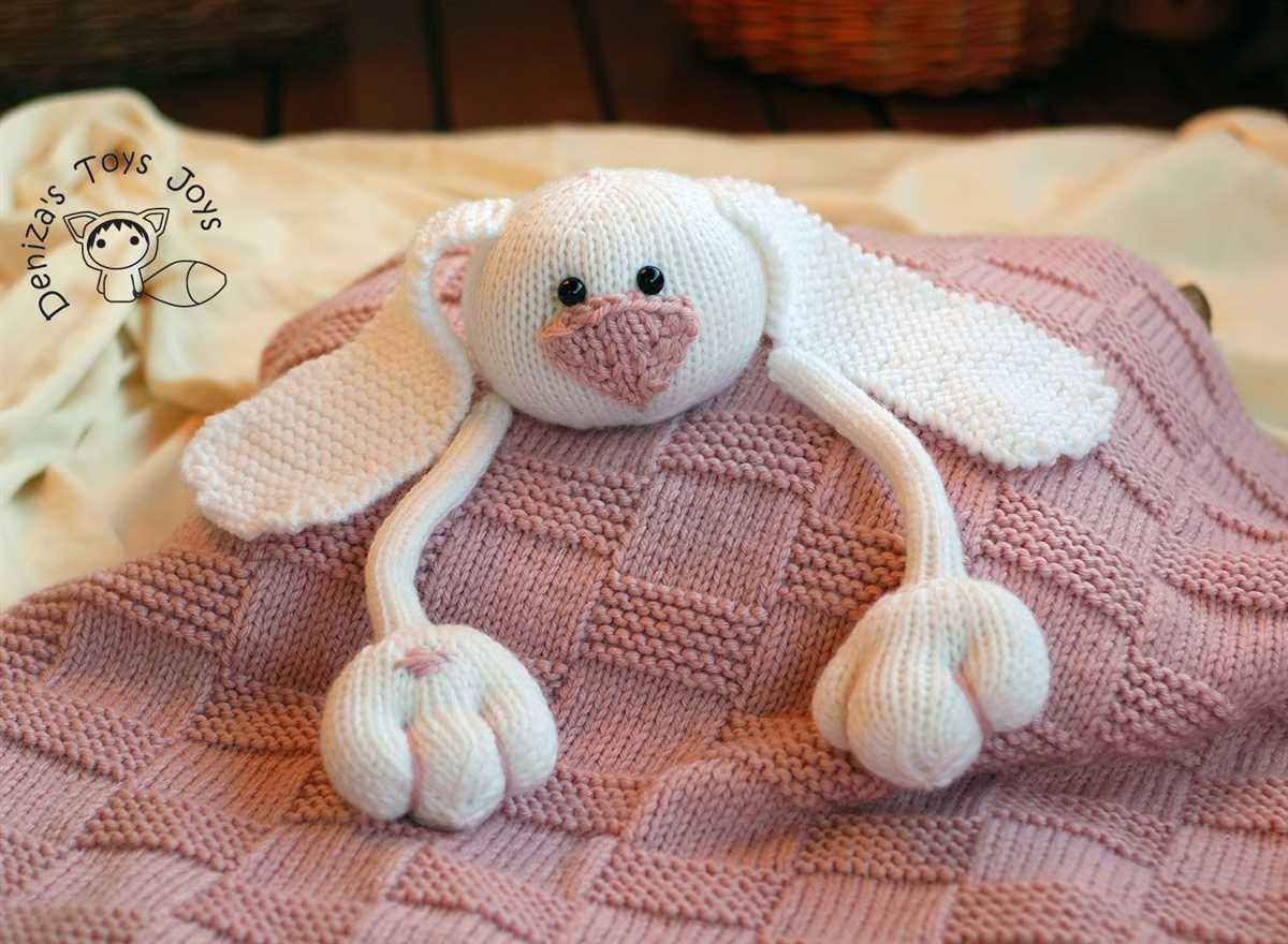 Bunny blanket knitting pattern