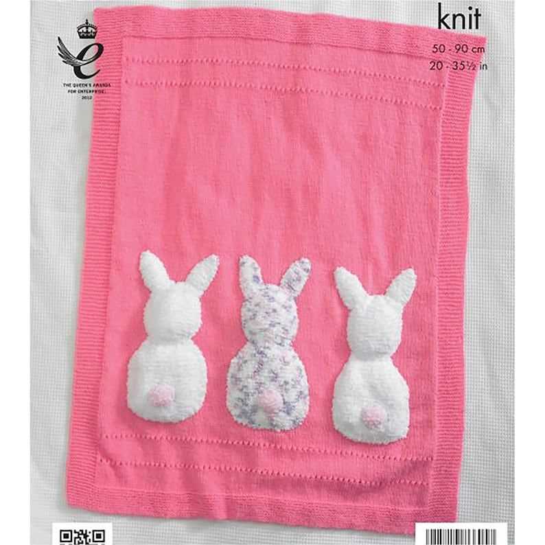 Bunny blanket knitting pattern
