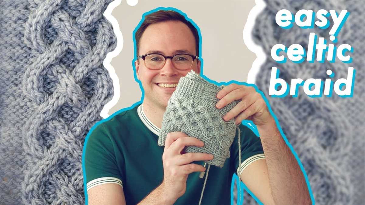 Cable braid knitting pattern