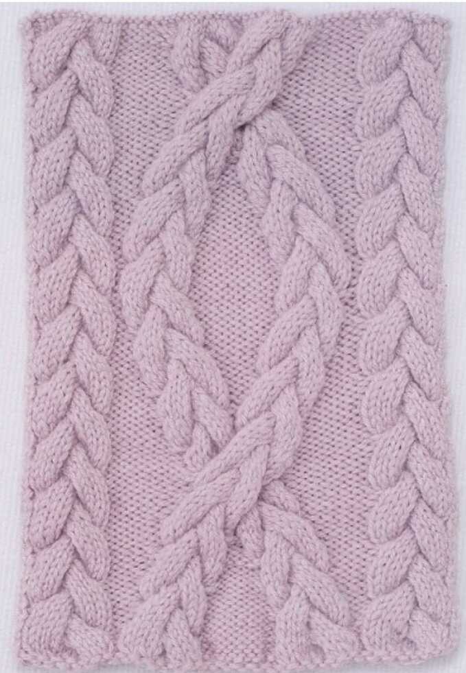 Cable braid knitting pattern