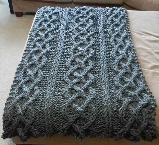 Cable knit blanket patterns