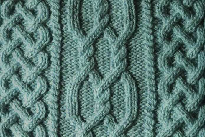 Cable braid knitting pattern