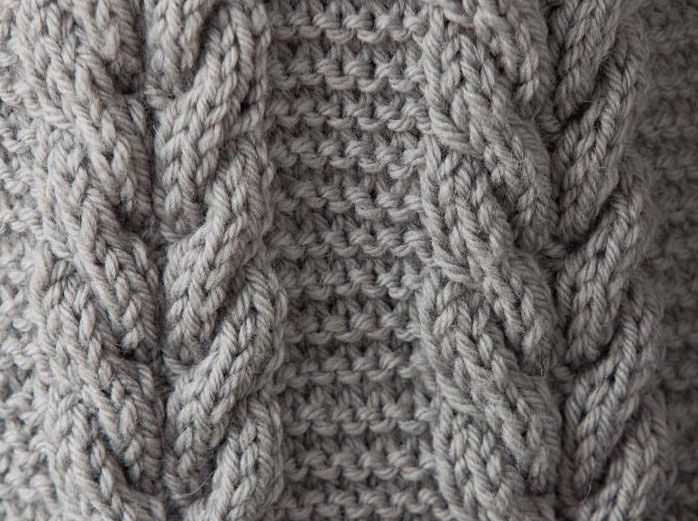 Cable braid knitting pattern